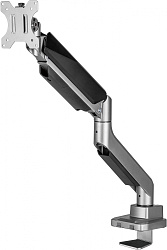 Кронштейн для мониторов Ultramounts UM717 серебристый 17"-49" макс.18кг крепление к столешнице поворот и наклон