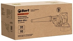 Воздуходувка Bort BSS-20LI пит.:от аккум. синий/черный