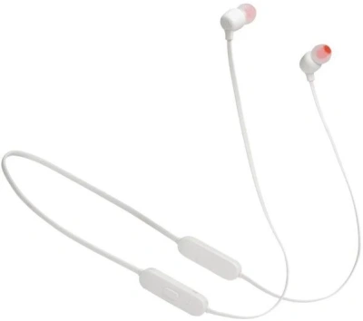 Гарнитура внутриканальные JBL Tune 125 белый беспроводные bluetooth в ушной раковине (JBLT125BTWHT)