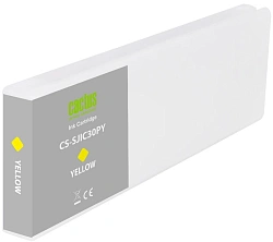 Картридж струйный Cactus CS-SJIC30PY C33S020642 желтый (295мл) для Epson ColorWorks TM-C7500G с чипом