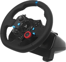 Руль Logitech G29 14кноп. (с педалями) черный