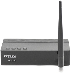 Ресивер DVB-T2 Сигнал Эфир HD-250 черный