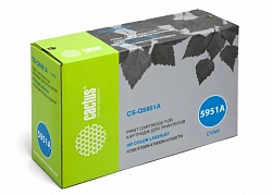 Картридж лазерный Cactus CS-Q5951A Q5951A голубой (10000стр.) для HP CLJ 4700