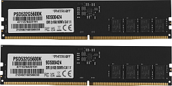 Память DDR5 2x16Gb 5600MHz Patriot PSD532G5600K Signature RTL PC5-44800 CL46 DIMM 288-pin 1.1В Ret