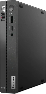 Неттоп Lenovo ThinkCentre Neo 50q Gen 4 i3 1215U (1.2) 8Gb SSD512Gb UHDG без ОС GbitEth WiFi BT 65W kb мышь клавиатура черный (12LN003LGP)