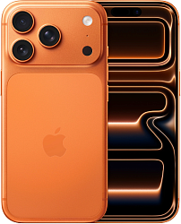 Смартфон Apple A3523 iPhone 17 Pro 256Gb оранжевый моноблок 3G 4G 6.3" 1206x2622 iOS 26 48Mpix 802.11 a/b/g/n/ac/ax/be NFC GPS Protect