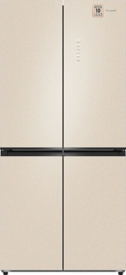 Холодильник Weissgauff WCD 450 BEG NoFrost Inverter 3-хкамерн. бежевый