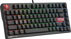 Клавиатура A4Tech MS76 механическая черный USB Multimedia for gamer LED кабель 1.8м