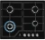 Газовая варочная поверхность Electrolux EGS6436K черный