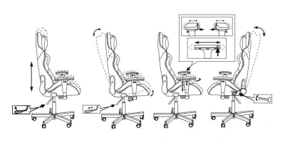 Кресло игровое Zombie VIKING 7 KNIGHT Fabric коричневый/бежевый ткань/эко.кожа с подголов. крестов. металл