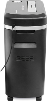 Шредер Heleos УМ22-5 черный (секр.P-5) фрагменты 10лист. 22лтр. скрепки скобы пл.карты CD