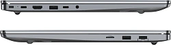 Ноутбук Tecno MegaBook K16SDA Ryzen 5 7430U 16Gb SSD1Tb AMD Radeon Graphics 16" IPS WUXGA (1920x1200) Windows 11 Home grey WiFi BT Cam 6060mAh (71003300343)