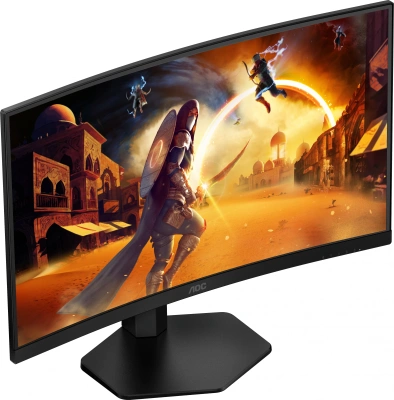 Монитор AOC 27" Gaming CQ27G4X черный VA LED 1ms 16:9 HDMI матовая HAS 4000:1 300cd 178гр/178гр 2560x1440 180Hz DP Quad 2K (1440p) 5.91кг