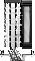 Устройство охлаждения(кулер) Deepcool AG400 G2 ARGB Soc-AM5/AM4/1200/1700/1851 серебристый/черный 4-pin 30.93dB Al+Cu 230W 641gr Ret (R-AG400-BKAMMG2-G)