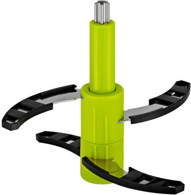 Измельчитель электрический Kitfort КТ-3050-2 1.5л. 400Вт белый/салатовый