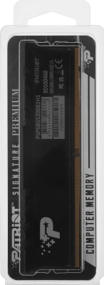 Память DDR5 8GB 5200MHz Patriot PSP58G520081H1 Signature Premium RTL PC5-41600 CL42 DIMM 288-pin 1.1В single rank с радиатором Ret