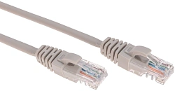 Патч-корд Rexant 02-0100-3 U/UTP RJ-45 вил. кат.5E 3м серый LSZH
