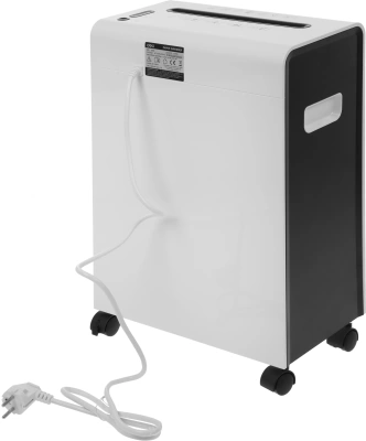 Шредер Deli Touch E9921-EU белый (секр.P-4) фрагменты 6лист. 16лтр. скрепки скобы пл.карты