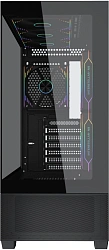 Корпус Accord ACC-EL1B TG черный без БП ATX 2xUSB2.0 1xUSB3.1 audio