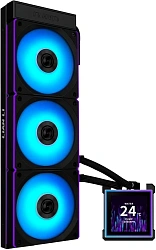 Система водяного охлаждения Lian-Li HydroShift II LCD-S 360CL ARGB Soc-AM5/AM4/1700/1851 черный 4-pin 30dB Al+Cu LCD Ret (G89.GHS2LCDS36CB.R0)