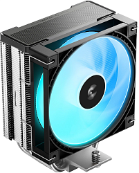Устройство охлаждения(кулер) Deepcool AG400 G2 ARGB Soc-AM5/AM4/1200/1700/1851 серебристый/черный 4-pin 30.93dB Al+Cu 230W 641gr Ret (R-AG400-BKAMMG2-G)
