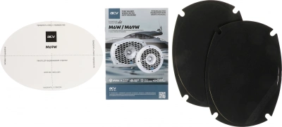 Колонки автомобильные ACV Marine M69 120Вт 89дБ 15x23см (6x9дюйм) (ком.:2кол.) коаксиальные двухполосные