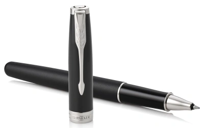 Ручка роллер Parker Sonnet Core T529 (1931523) Matte Black CT F черн. черн. подар.кор.