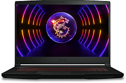 Ноутбук MSI GF63 Thin 12UCX-1048XRU Core i5 12450H 8Gb SSD256Gb NVIDIA GeForce RTX 2050 4Gb 15.6" IPS FHD (1920x1080) FreeDOS black WiFi BT Cam (9S7-16R821-1048)