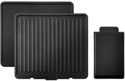 Электрогриль Kitfort КТ-1636 1800Вт серебристый