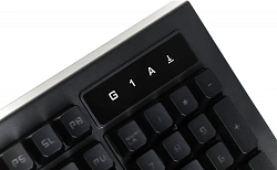 Клавиатура A4Tech Bloody B120N черный USB Multimedia for gamer LED (подставка для запястий) (B120N)