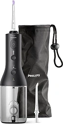 Ирригатор Philips Sonicare 3000 HX3826/33 портатив. импульсн. черный