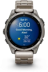 Смарт-часы Garmin Fenix fenix 8 47mm 47мм 1.4" AMOLED корп.серый рем.серый разм.брасл.:125-210мм (010-02904-40)
