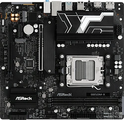 Материнская плата Asrock B850M-X R2.0 Socket AM5 AMD B850 2xDDR5 mATX AC`97 8ch(7.1) 2.5Gg RAID+HDMI+DP