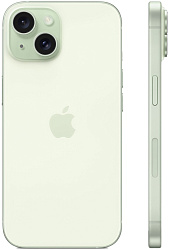 Смартфон Apple A3090 iPhone 15 256Gb зеленый моноблок 3G 4G 1Sim 6.1" 1179x2556 iOS 17 48Mpix 802.11 a/b/g/n/ac/ax NFC GPS GSM900/1800 Protect