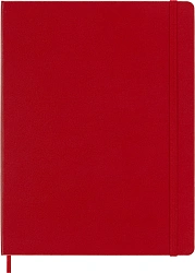 Блокнот Moleskine CLASSIC QP090F2 XLarge 190х250мм 192стр. линейка твердая обложка красный