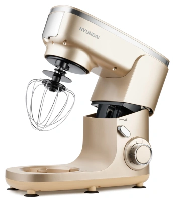 Кухонная машина Hyundai HYMS7451 планетар.вращ. 1400Вт золотистый