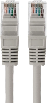 Патч-корд Rexant 18-8007 UTP RJ-45 вил.-вилка RJ-45 кат.5E 5м серый LSZH