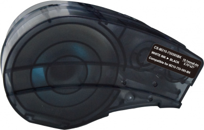 Картридж ленточный Cactus CS-M210-750595BK M210-750-595-BK белый на черном 19.1x6.4 для Brady M210/M211/M210-LAB