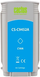 Картридж струйный Cactus CS-C9452A №70 голуб.пигм. (130мл) для HP DJ Z3100 с чипом