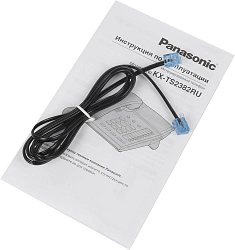 Телефон проводной Panasonic KX-TS2382RUB черный