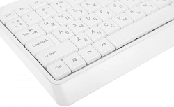 Клавиатура + мышь A4Tech Fstyler F1512 клав:белый мышь:белый USB (F1512 WHITE)