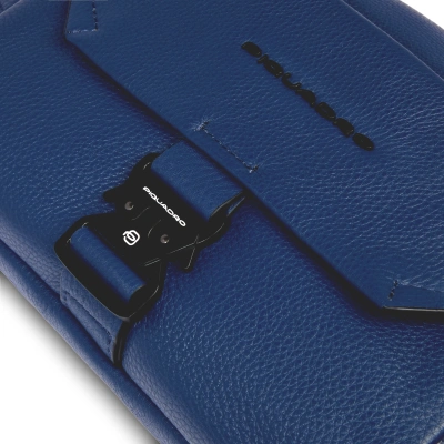 Сумка на пояс мужская Piquadro Than CA6617S135/BLU синий натур.кожа