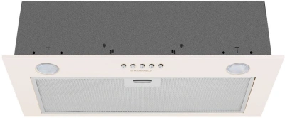 Вытяжка встраиваемая Maunfeld Crosby Singl 60 бежевый управление: кнопочное (1 мотор)