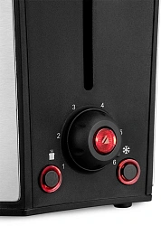 Тостер Kitfort КТ-6248 800Вт нержавеющая сталь/черный