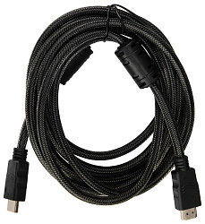 Кабель аудио-видео Buro HDMI (m)/HDMI (m) 3м. феррит.кольца позолоч.конт. черный (HDMI-V1.4-3MC)