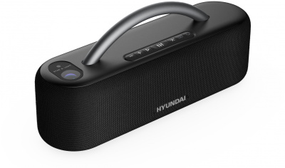 Колонка порт. Hyundai H-PS1028 черный 60W 2.0 BT 10м 4400mAh