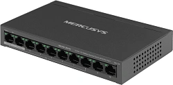 Коммутатор Mercusys MS110P (L2) 10x100Мбит/с 8PoE+ 65W неуправляемый
