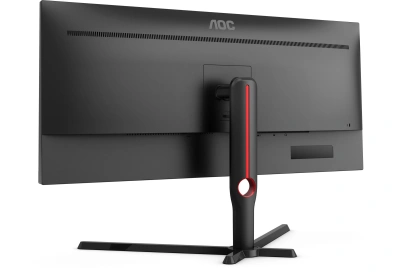 Монитор AOC 34" Gaming U34G3XM/EU черный/красный VA LED 1ms 21:9 HDMI матовая HAS Piv 300cd 178гр/178гр 3440x1440 144Hz FreeSync Premium DP 2K 7.78кг