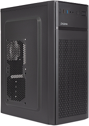 Корпус Digma DCC-MD301 черный без БП ATX 1x80mm 4x120mm 1xUSB2.0 1xUSB3.0 audio