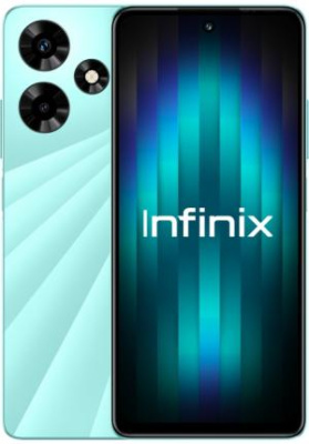 Смартфон Infinix X6831 Hot 30 128Gb 8Gb черный моноблок 3G 4G 2Sim 6.78" 1080x2460 Android 13 50Mpix 802.11 a/b/g/n/ac NFC GPS GSM900/1800 GSM1900 FM microSD max1024Gb